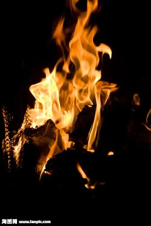 明亮的火焰特写图片素材(图片id:1308417)_-冰水烈火-生活百科-图片