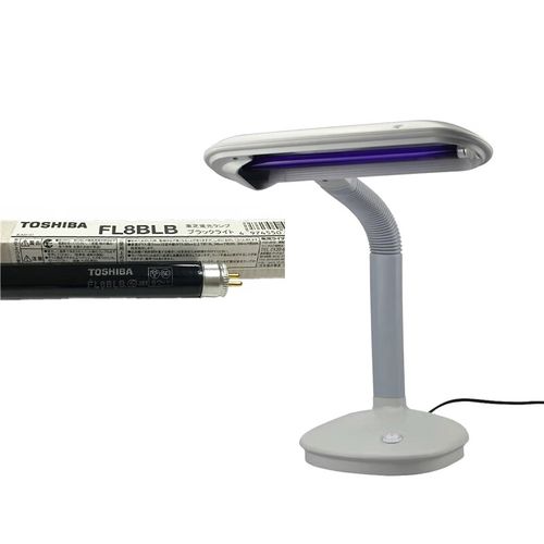 东芝8w fl8blb外线荧光剂检测灯t5紫光验钞台式黑光fl27wblb qianu fl