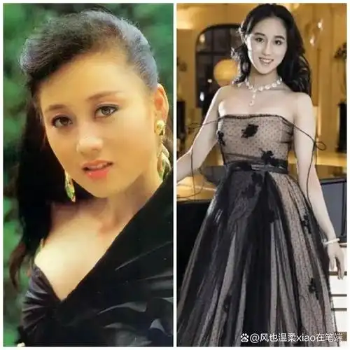 很多人说赌王幺女何超欣和利智长得很像主要是眼睛和鼻子特别像