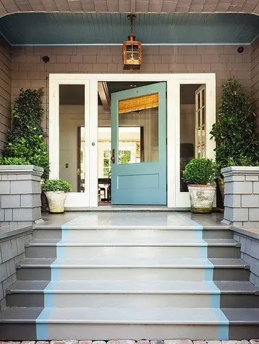 别墅门口楼梯设计效果图