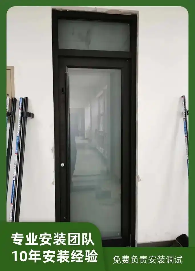 栾城电动玻璃门项目,地弹簧玻璃门:地弹簧玻璃门自动关门,省心 - 抖音