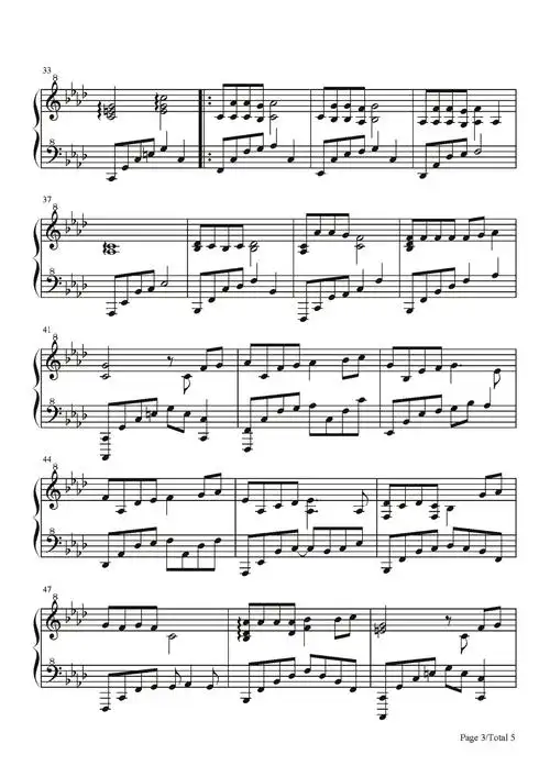 醒不来的梦钢琴谱