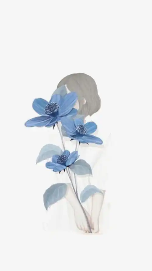 漫画,插画,小清新,水彩,少女风,女孩,青春,童话,天真活泼女孩,优雅