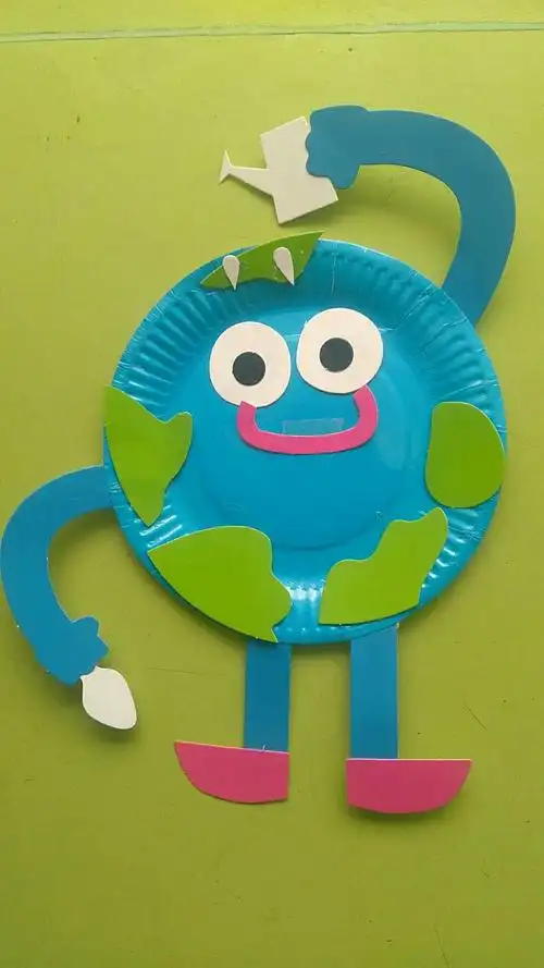 《保护地球》雨金中心幼儿园大一班(手工活动)