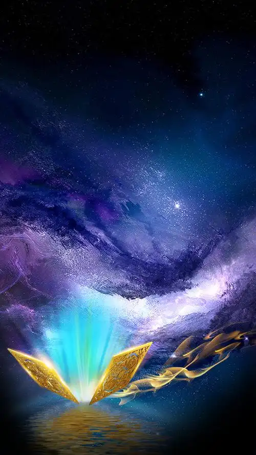 炫酷银河星空h5背景