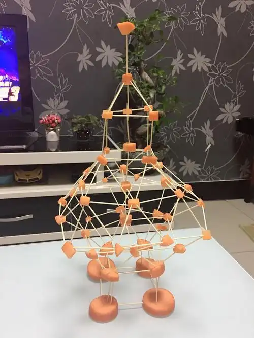 牙签建塔二(8)班刘子瑞