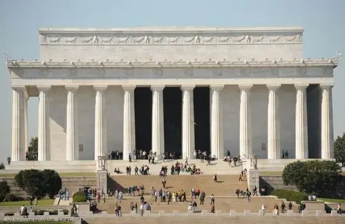 美国林肯纪念堂图片