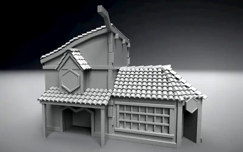 【3dmax建模】新手小场景建模教程,这样的一个房子只要两小时教会你