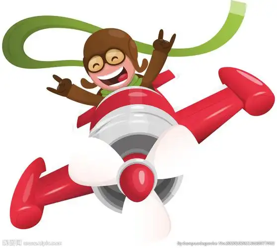 卡通飞行员图片