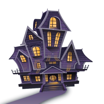 万圣节卡通鬼屋