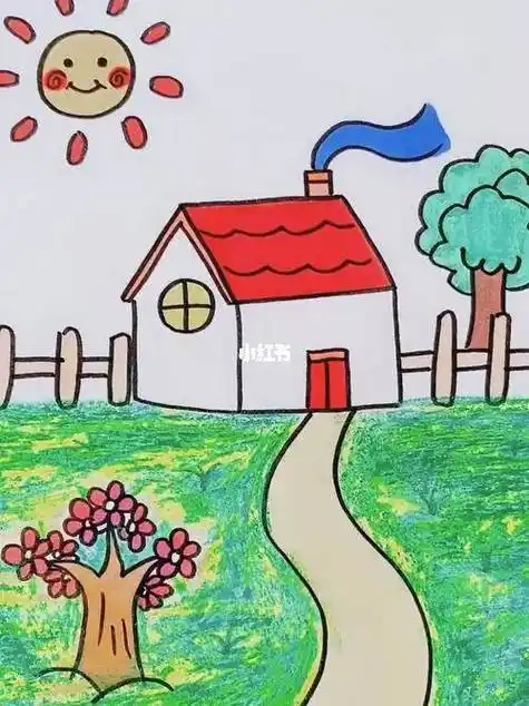 简笔画图片大全集)幼儿绘画春天图片大全-快乐的春天-5068儿童网春天