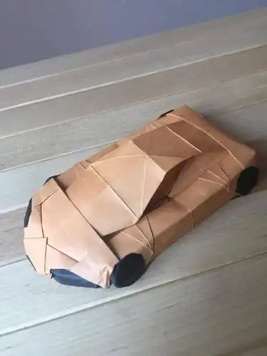 兰博基尼的折纸叠法