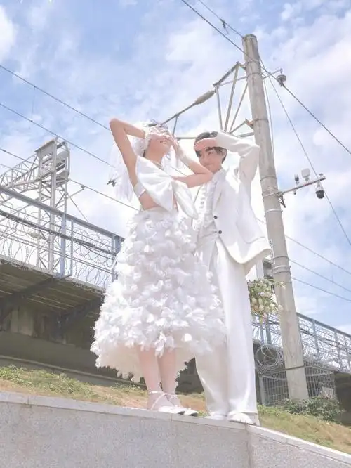 清雅日系超治愈的婚纱照