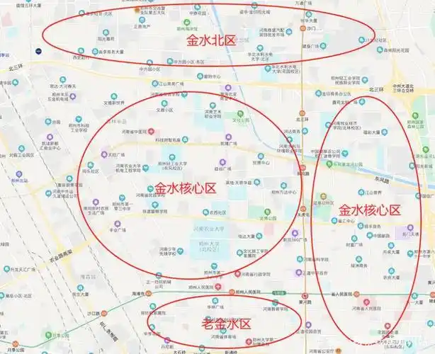 金水区区域划分