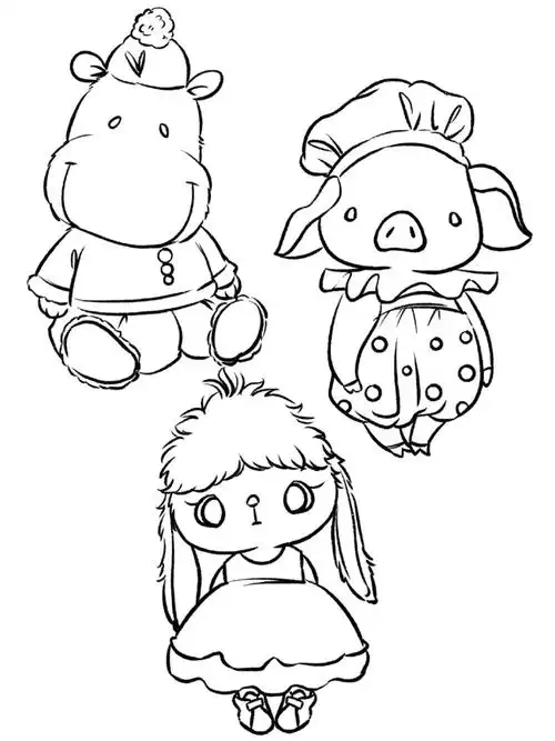 一天画三个小萌物