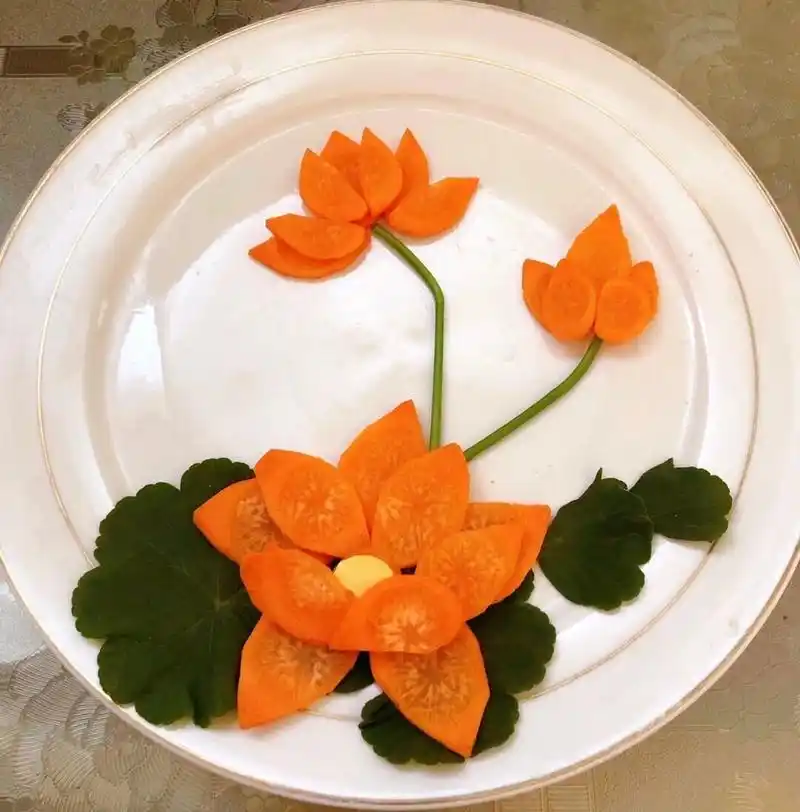 自己做的胡萝卜09花式拼盘
