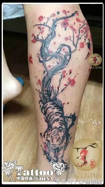 纹身中最经典的纹身图案之一——老虎纹身