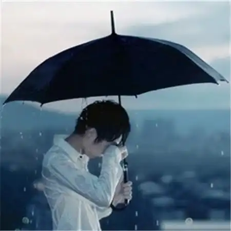 伤感流泪男头图片 在夜里哭得撕心裂肺的男孩哭完记得成熟