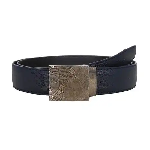 versace 范思哲 男士牛皮双面板扣式腰带皮带 v910226 vm00043