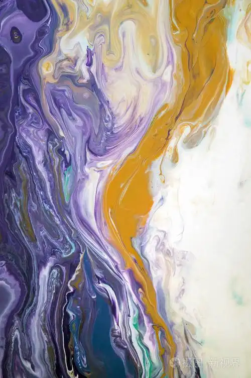 丙烯酸油漆抽象特写画色彩鲜艳的抽象绘画背景高质感的油漆高质量的