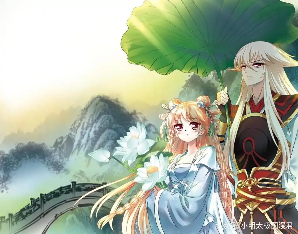 风恋晚x颜漠戈:夕阳西下,一吻定情—《风起苍岚》美图②