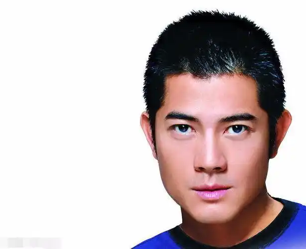 天王郭富城就是这种脸型,不用头发遮住脸,man爆了.