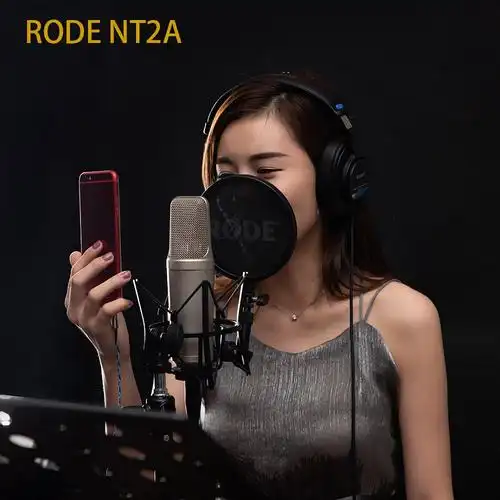 自用专业录音棚话筒,灵敏度高,还原度高,还有其它型号出租,具体请联系