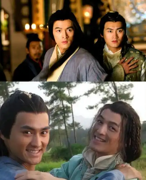 胡歌给了袁弘一个飞吻##胡歌袁弘 我的老cp复婚了