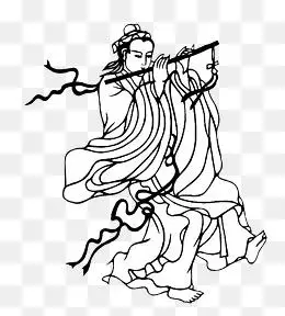 图八仙过海白描图片图片八仙过海矢量图绘画八仙图八仙图图片古代作品