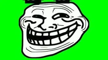 暴走笑脸表情带墨镜绿屏抠像后期特效视频