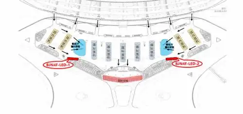 北京大兴国际机场4f国内国际出发值机大厅led大屏