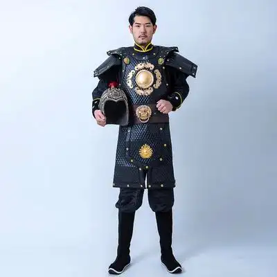古代三国将军盔甲武士战袍铠甲士兵小卒古装演出服影视民族服装