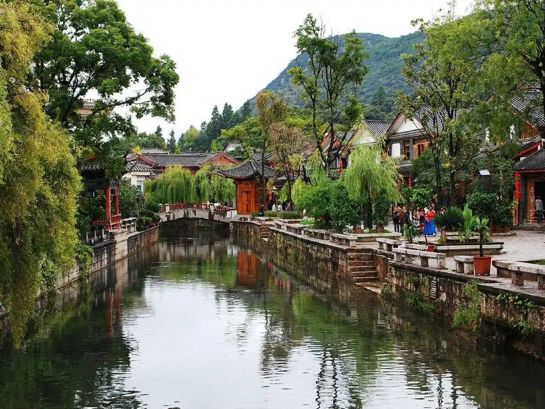 云南丽江古城特色风景,名胜古迹-回车桌面