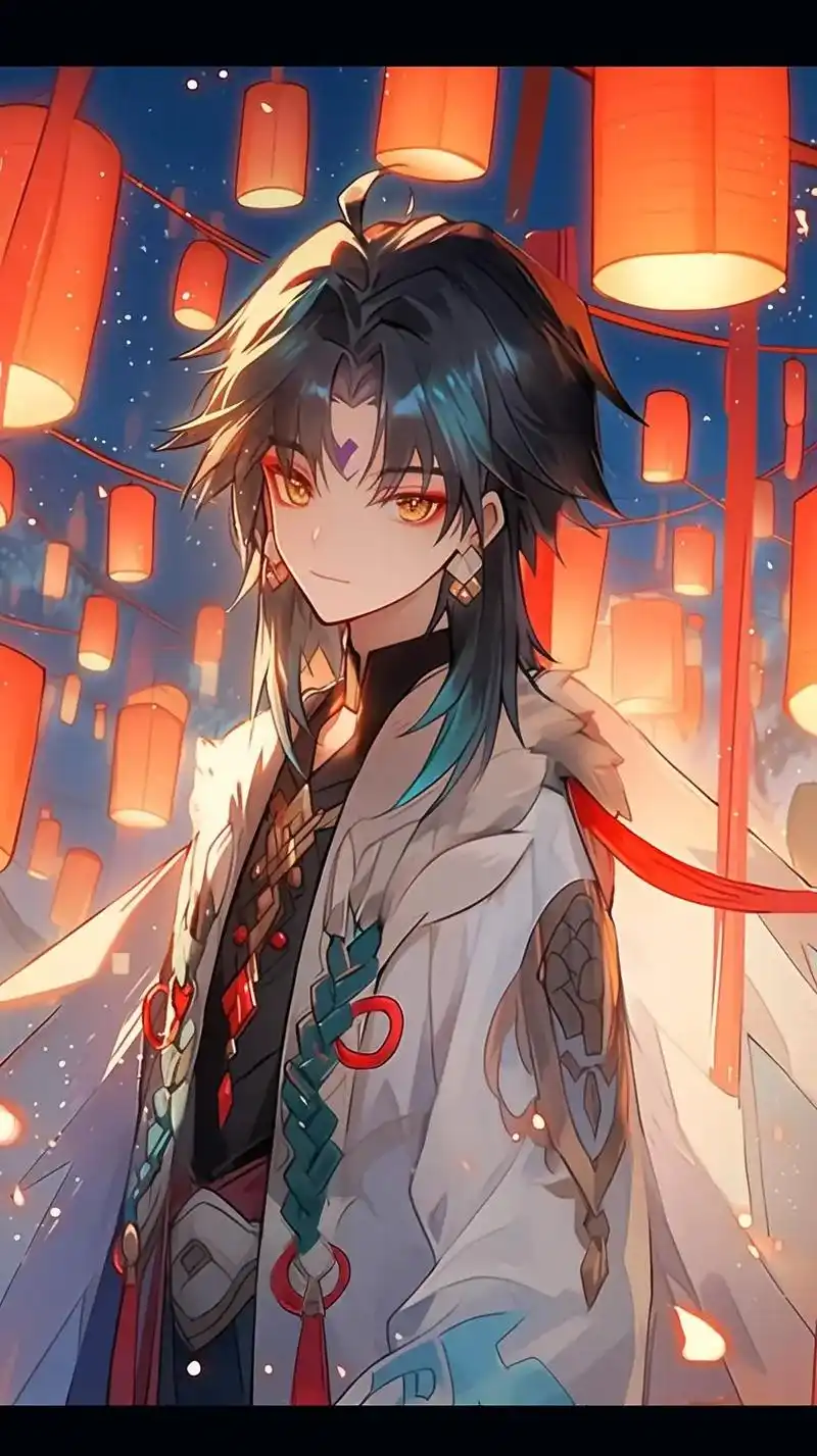 原神魈手机壁纸.三眼五显仙人——魈.