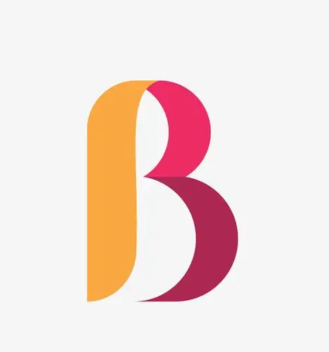 炫酷科技线条英文字母b【免抠元素png】-90设计网