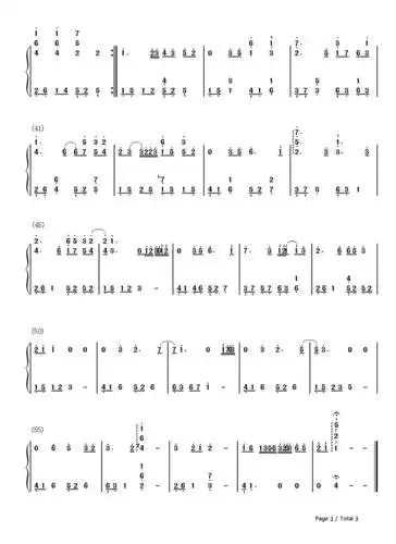 求时间煮雨双手伴奏简谱