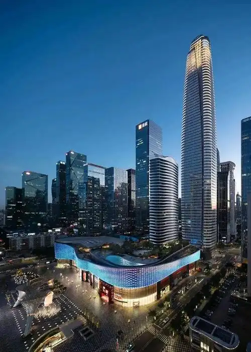 深圳cbd超甲级写字楼,摩天地标,30000㎡绿色遮阳!