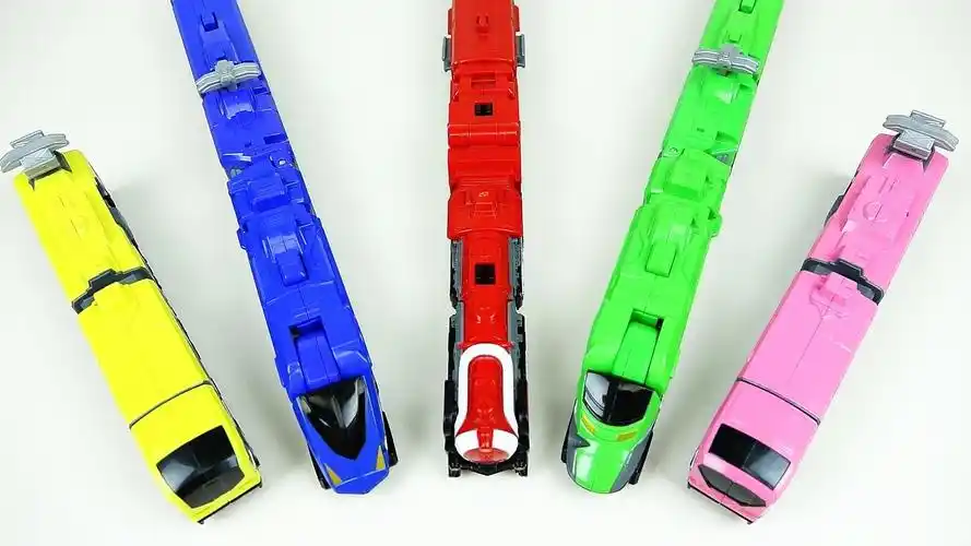 玩具     power rangers toqger train toy 电力别动队toqger火车玩具