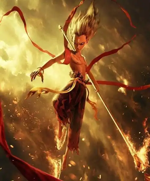 是他就是他,小孩作恶乡里,长大醒悟猛斩恶兽_哪吒