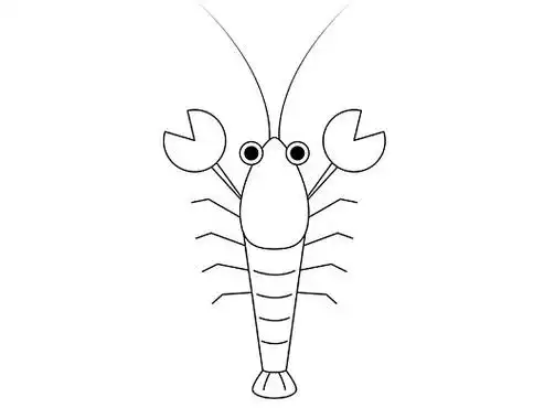 小龙虾简笔画