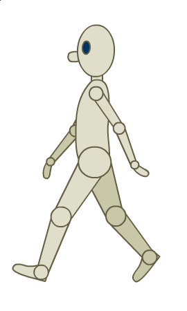 逐帧动画最基本的人物的动画:走&跑(原地)上海|特效合成师