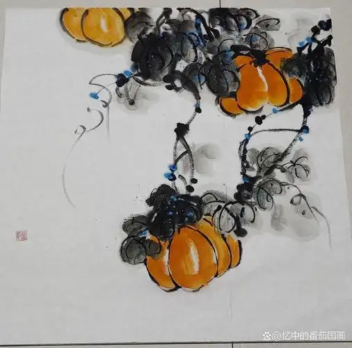 怎样才能把南瓜画得更有立体感?抓住这几个特点