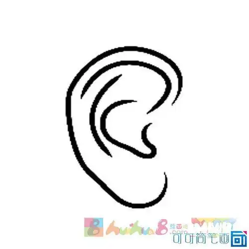 卡通小耳朵简笔画