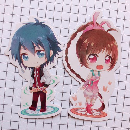 斗罗大陆手帐贴纸动漫人物贴纸斗罗唐门二次元周边怦然小清新古风人物