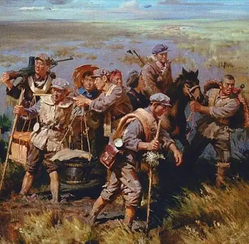 在中国的历史长河中,红军长征的故事是一段充满了英勇和牺牲的篇章.