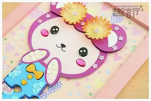 儿童手工立体画制作幼儿园diy简单的立体粘贴画