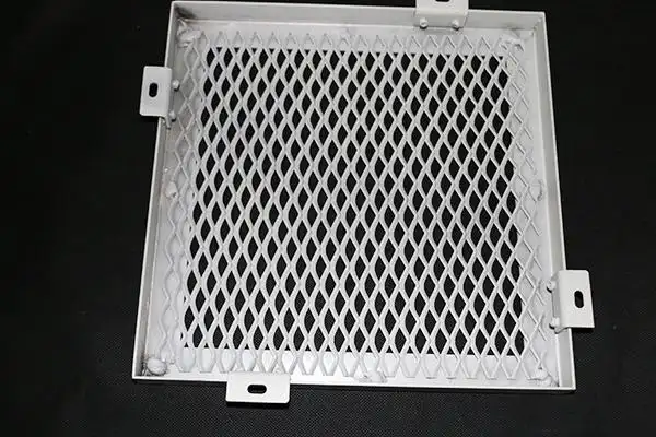 【江西办公室装饰菱形网孔板 铝合金拉网板 】报价