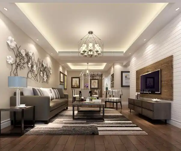 承翰半山海120平米现代简约复式装修设计效果图-居众装饰-深圳市