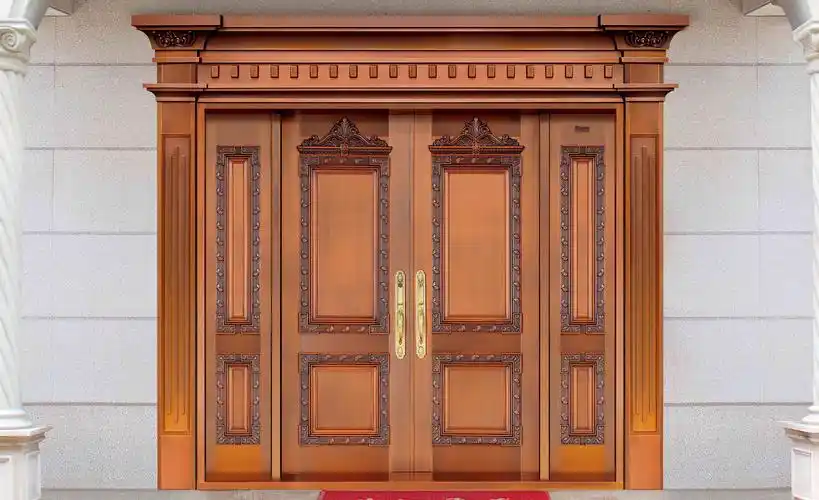 l001铜盟世家,别墅铜门,豪华铜门,四开铜门