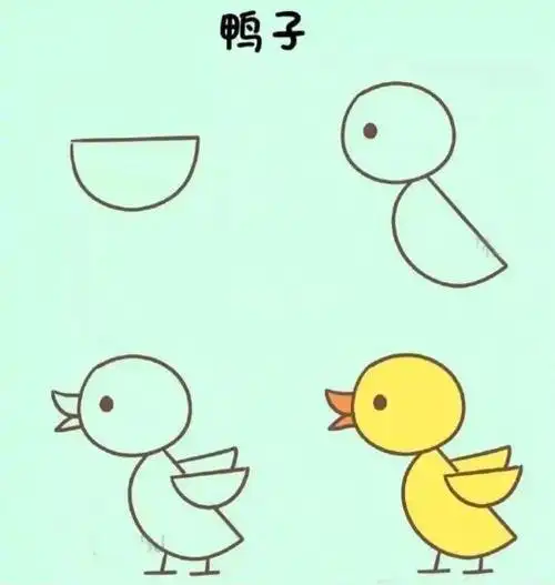 幼儿图片 幼儿简笔画 填色图片 幼儿幼儿昆虫简笔画1-2岁幼儿简笔画